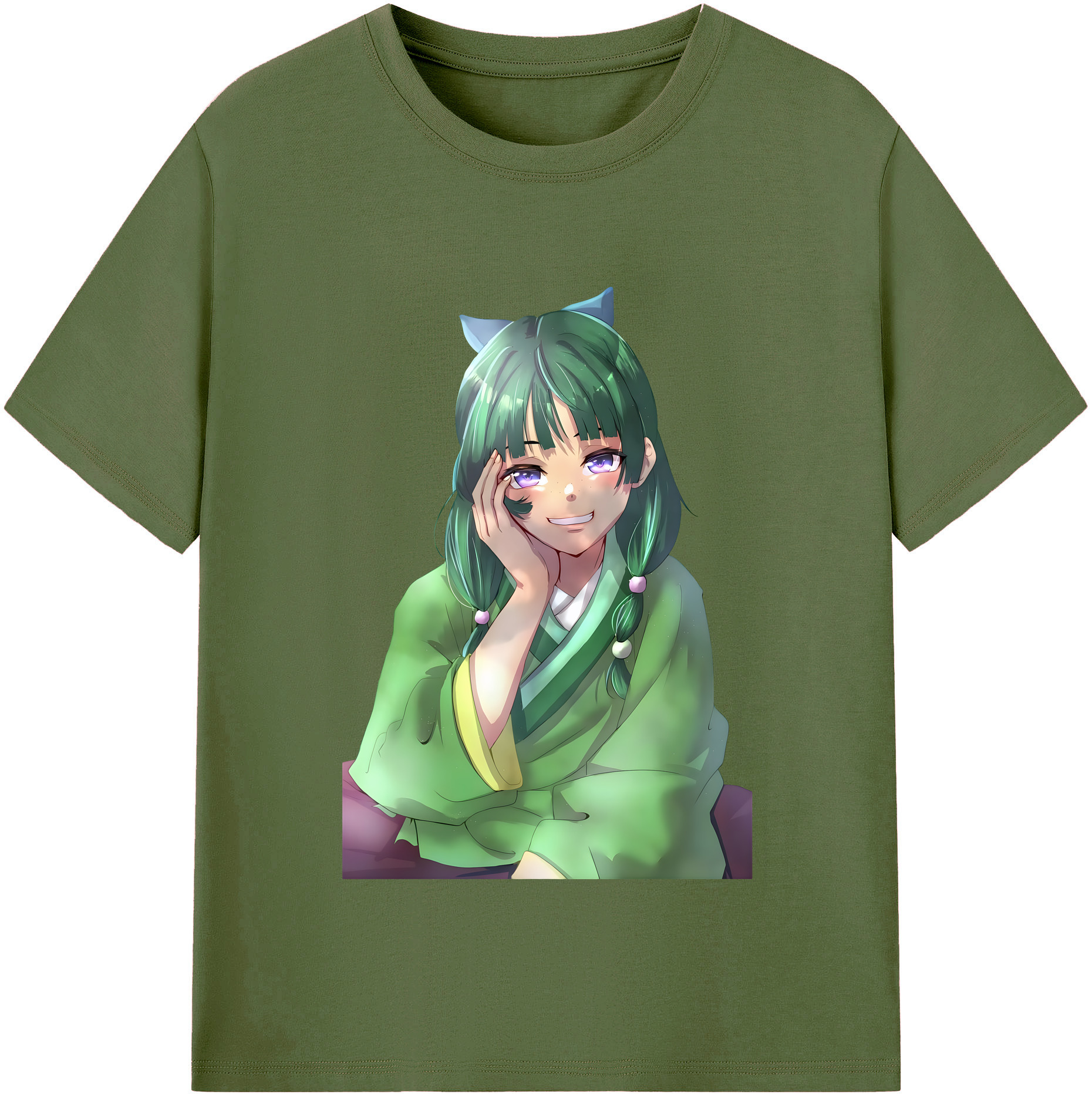 （画像用） 薬屋のひとりごと The Apothecary Diaries 綿100％半袖Tシャツ（フロントプリント）